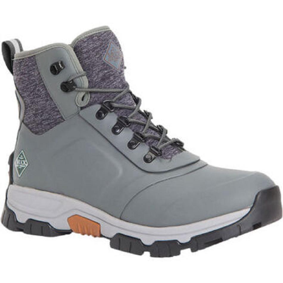 Muck Boot Apex Lace Up Men\'s Ankle Boots Grey | US_EP9113