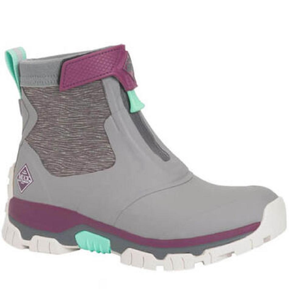 Muck Boot Apex Mid Zip Women\'s All Season Grey | US_VV5726