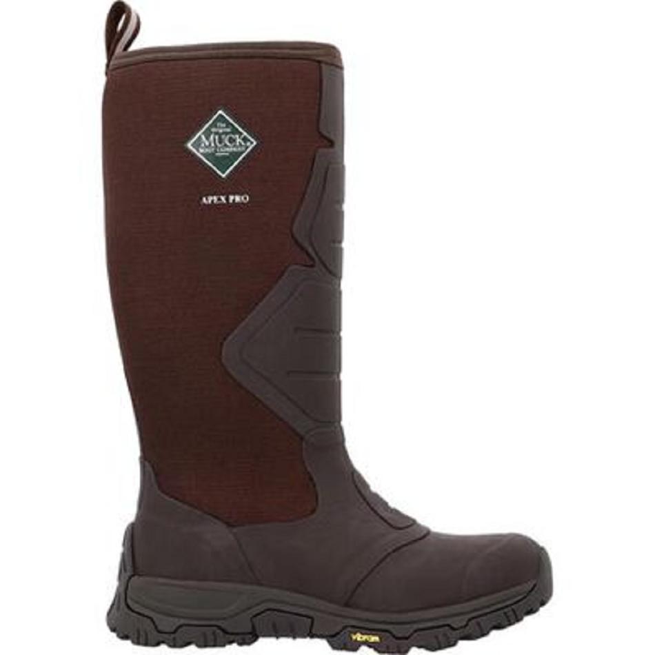 Muck Boot Apex Pro Vibram Arctic Grip All-Terrain Men's Outdoor Activity Brown | US_O8666