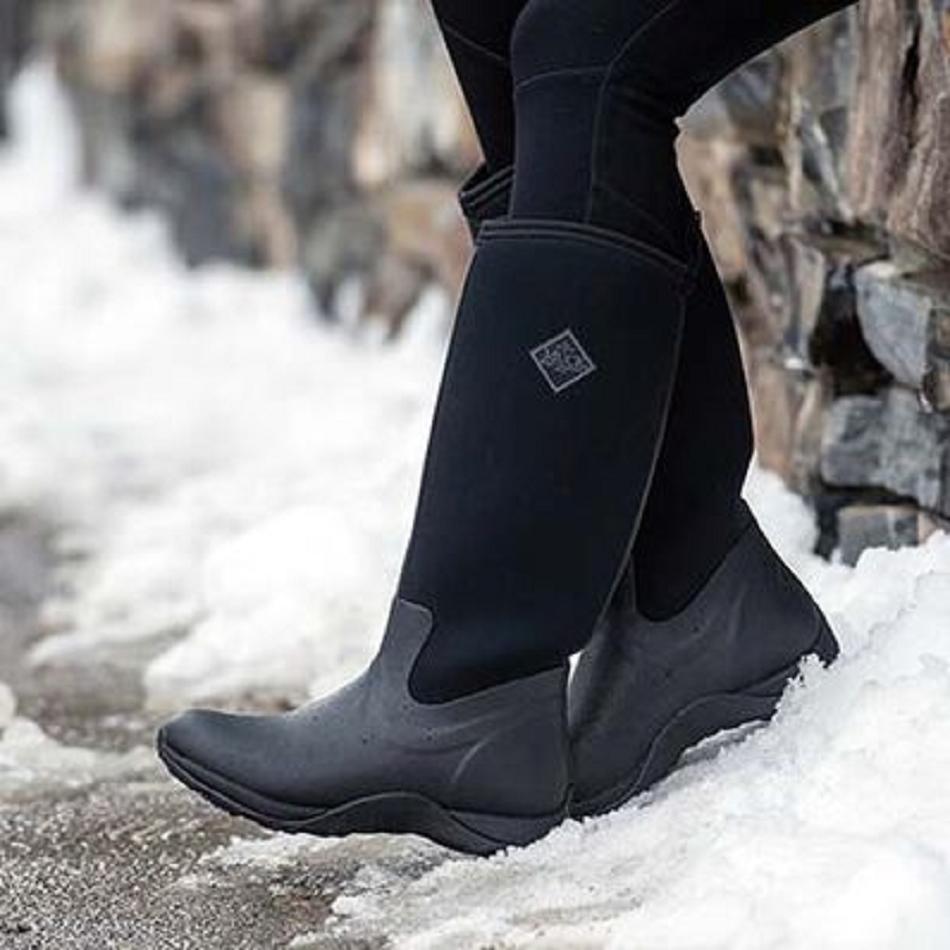 Muck Boot Arctic Adventure Tall Women's Snow Black | US_YJ3646