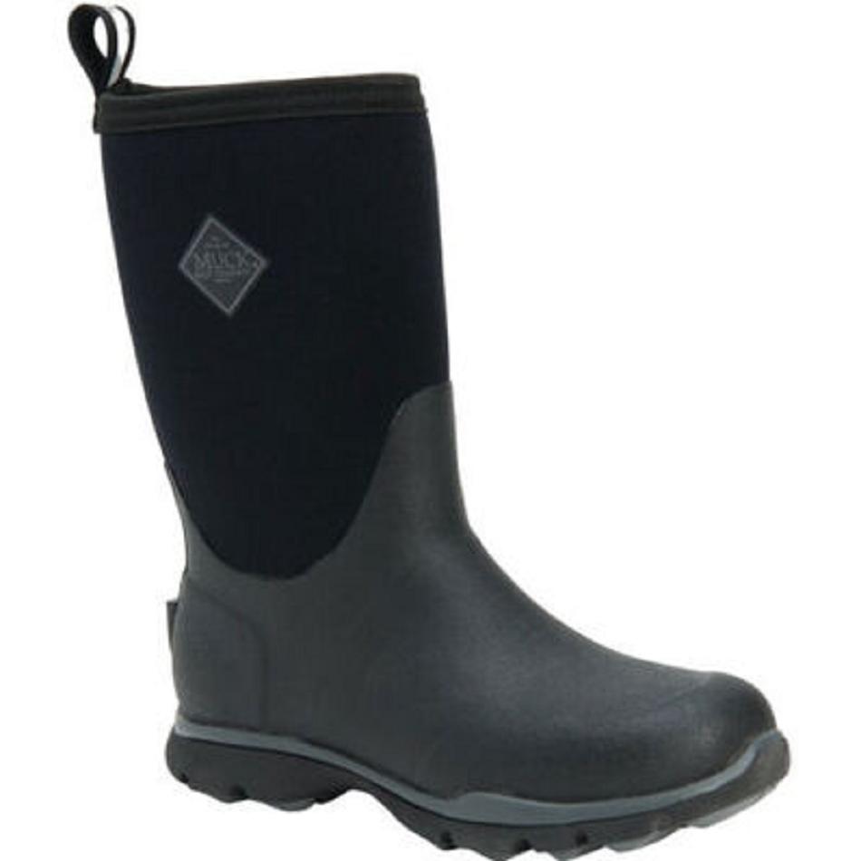 Muck Boot Arctic Excursion Mid Men\'s Shop All Black | US_EG3181