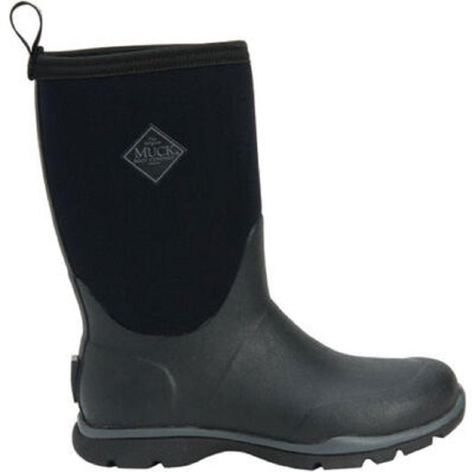 Muck Boot Arctic Excursion Mid Men's Snow Black | US_MI2298