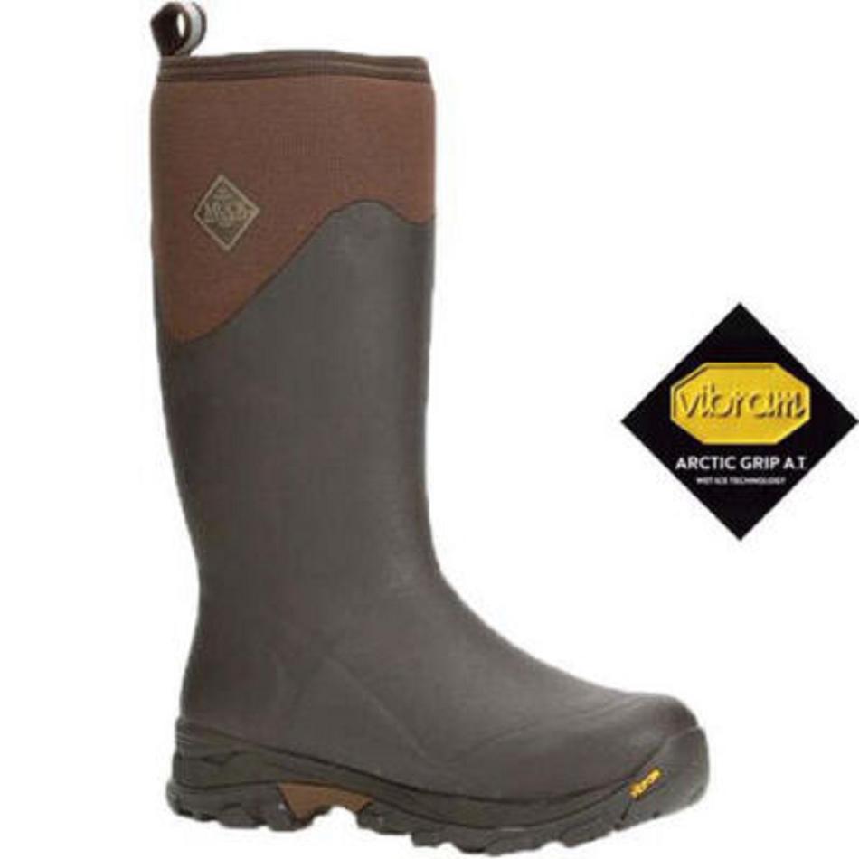 Muck Boot Arctic Ice Vibram Arctic Grip All-Terrain Tall Men\'s Snow Brown | US_MI5708