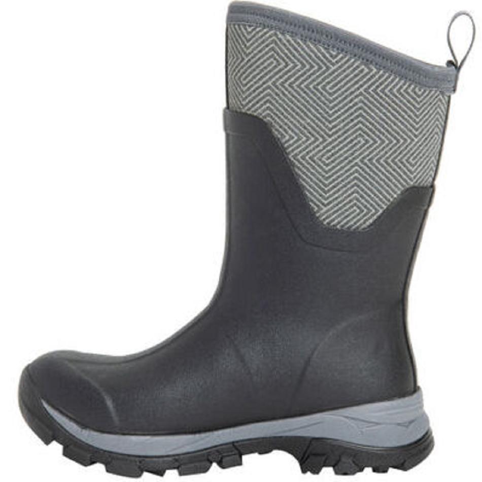 Muck Boot Arctic Ice Vibram Arctic Grip All-Terrain Mid Women's Snow Black | US_YJ8828