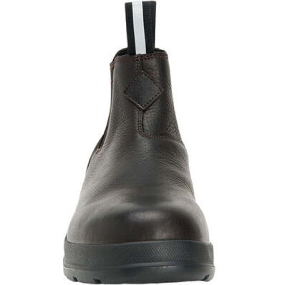 Muck Boot Chore Farm Leather Chelsea Men's Farm & Yard Brown | US_CG2175