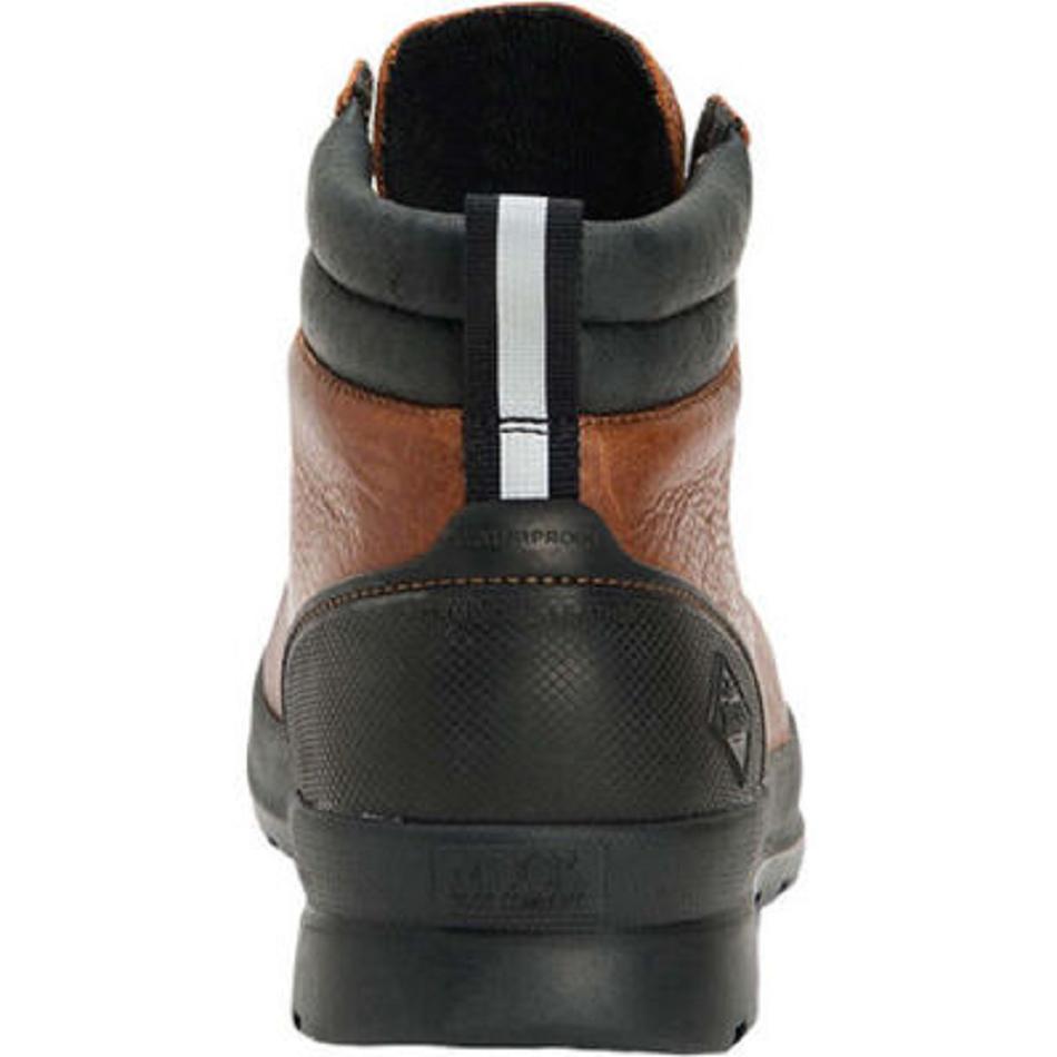 Muck Boot Chore Farm Leather Chelsea Men's Farm & Yard Brown | US_K4042