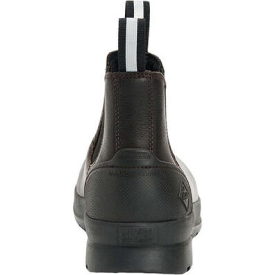 Muck Boot Chore Farm Leather Chelsea Men's Shop All Black | US_XC6887