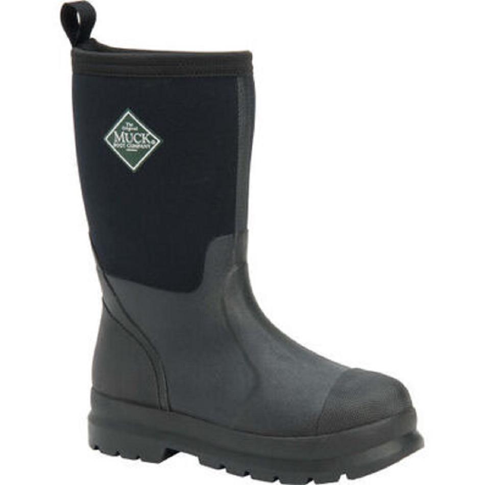 Muck Boot Chore Kid Snow Black | US_V1046