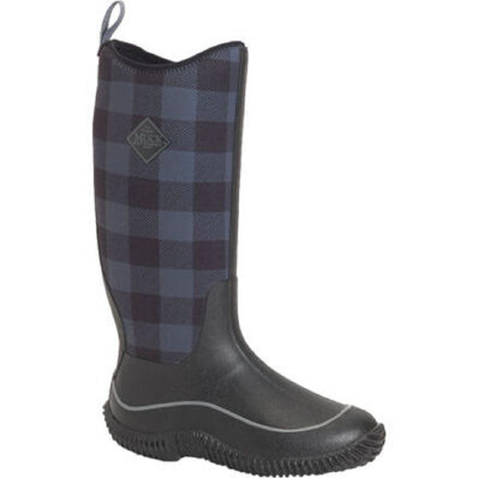 Muck Boot Hale - Plaid Women\'s Snow Black | US_CR6521