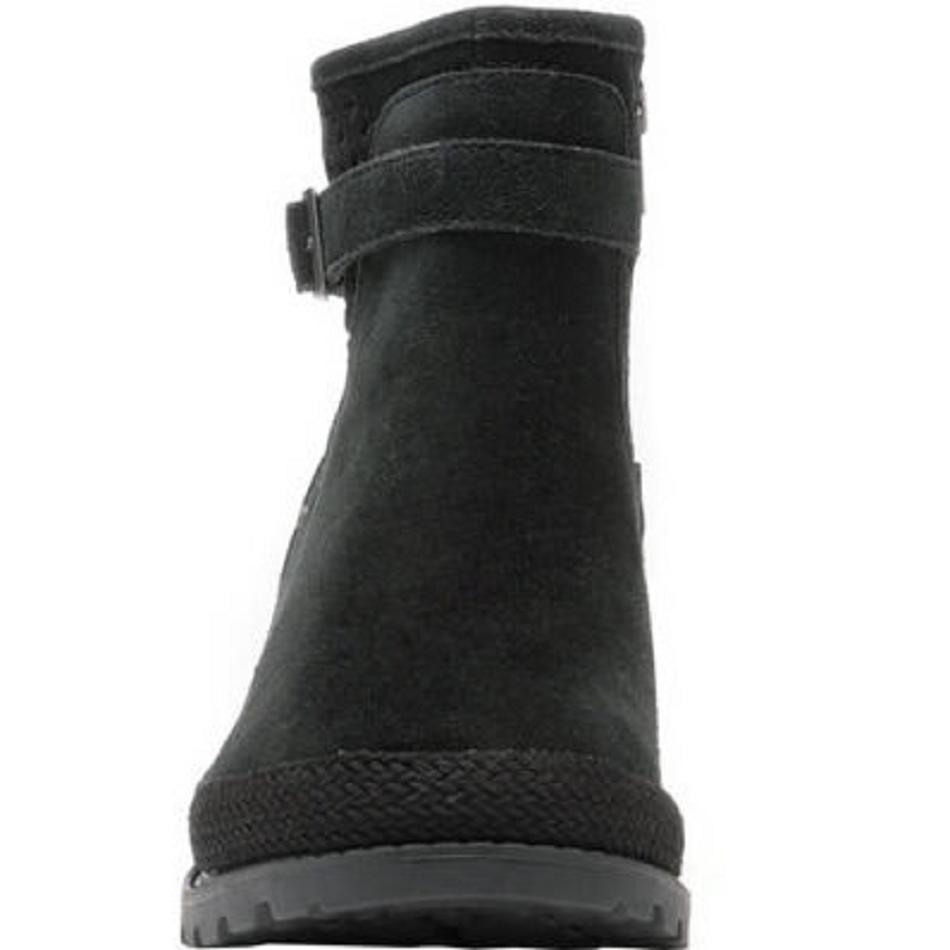 Muck Boot Liberty Ankle Waterproof Suede Women's Shop All Black | US_SU6623