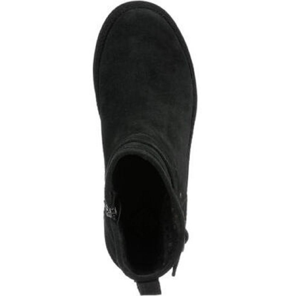 Muck Boot Liberty Ankle Waterproof Suede Women's Shop All Black | US_SU6623