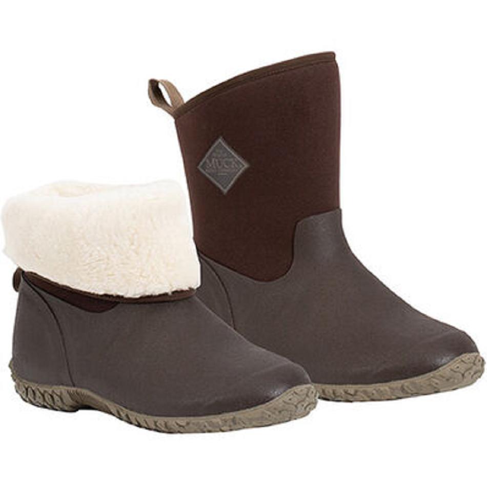 Muck Boot Muckster II Faux Fur Mid Women\'s Outdoor Activity Brown | US_QX3052