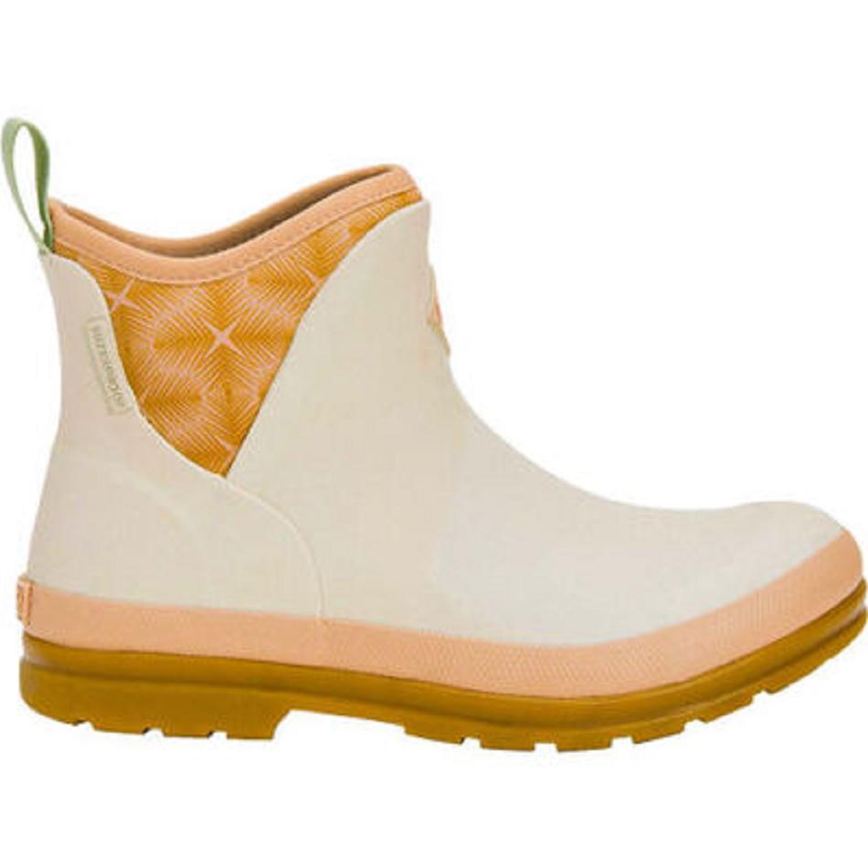 Muck Boot Originals Ankle Women\'s Garden White | US_N4211