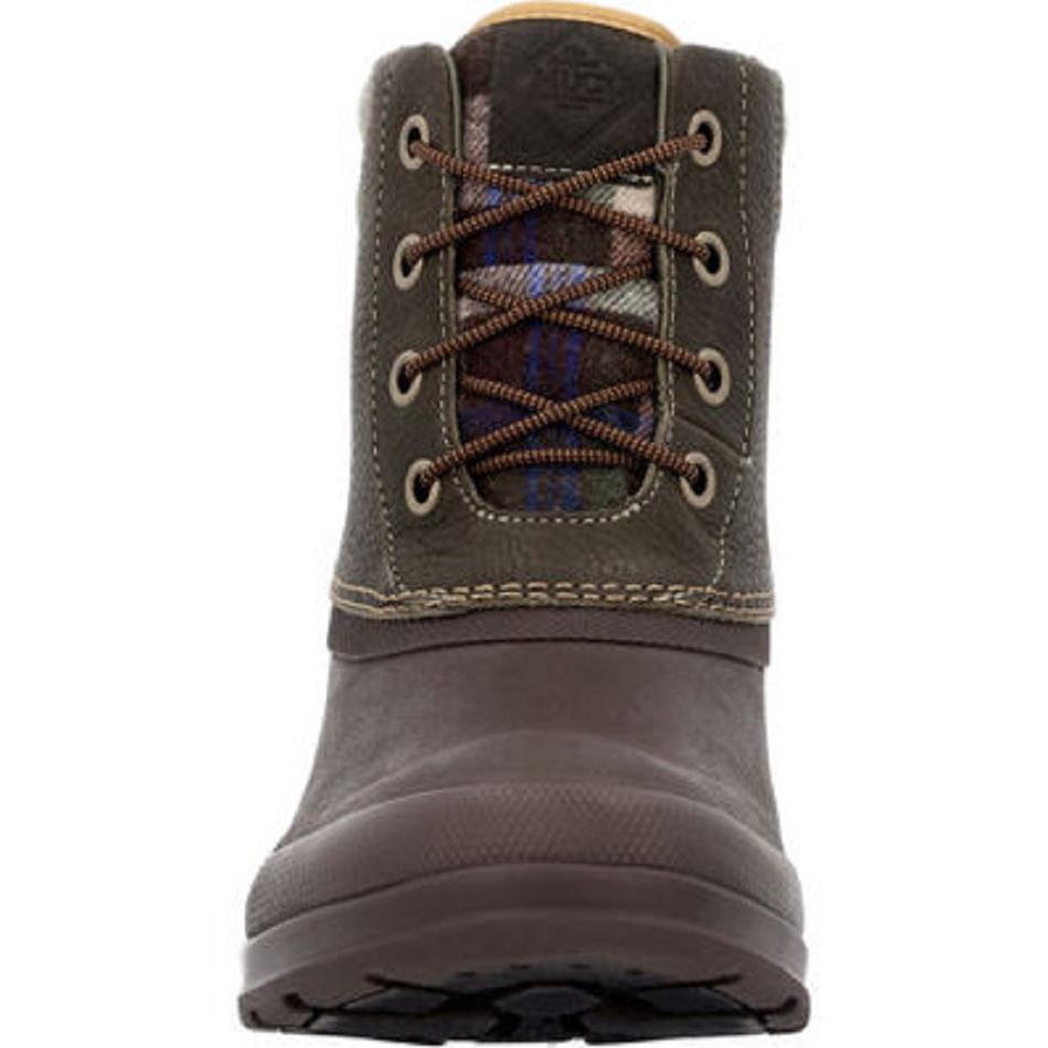 Muck Boot Originals Leather Duck Lace Men's Outdoor Activity Olive | US_EG9968