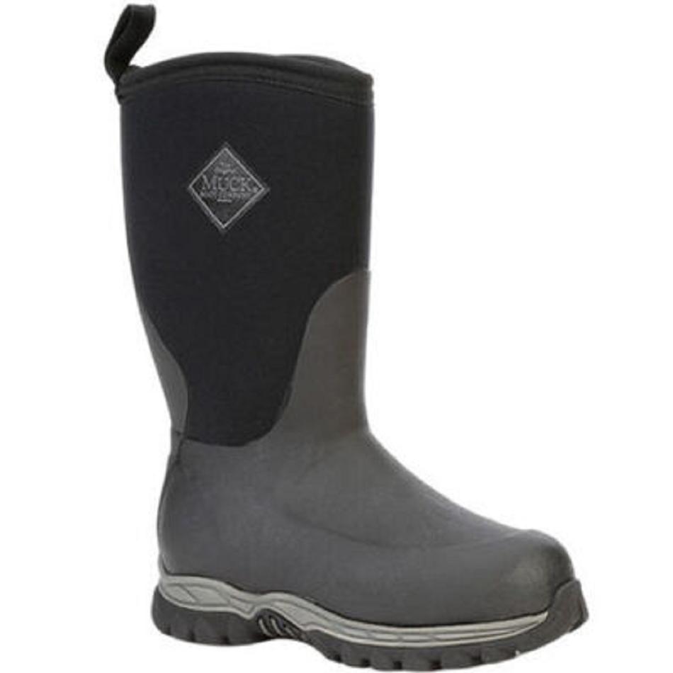 Muck Boot Rugged II Kid Snow Black | US_TH2965