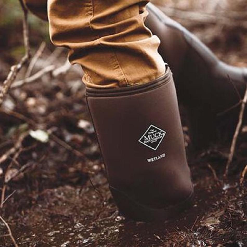 Muck Boot Wetland Boot Women's Tall Boot Brown | US_AS6518