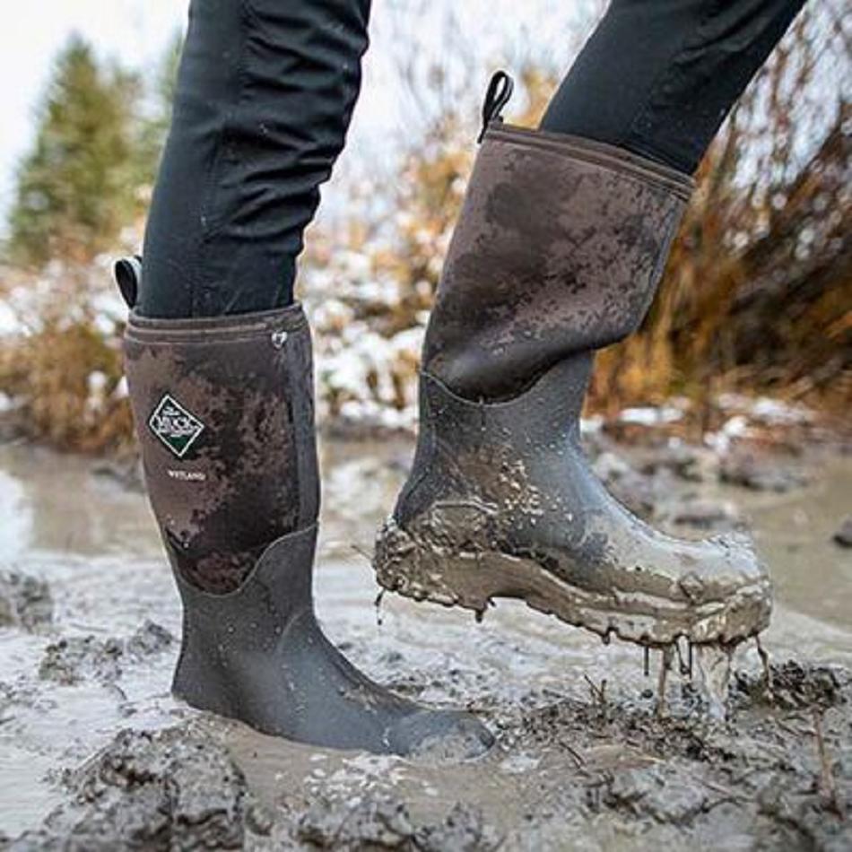 Muck Boot Wetland Boot Women's Tall Boot Brown | US_AS6518