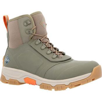 Muck Boot Apex Lace Up Men's Ankle Boots Olive | US_VV9202