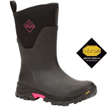 Muck Boot Arctic Ice AGAT Mid Women's Shop All Black | US_TH7369