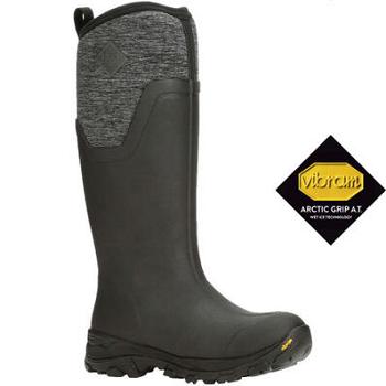 Muck Boot Arctic Ice Tall + Vibram Arctic Grip A.T. Women's Snow Black | US_QX3915