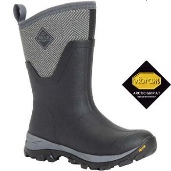 Muck Boot Arctic Ice Vibram Arctic Grip All-Terrain Mid Women's Shop All Black | US_MI7291