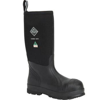 Muck Boot Chore Max Comp Toe Men's Tall Boot Black | US_BH1322