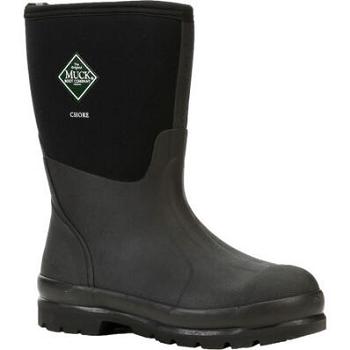 Muck Boot Chore Mid Men's All Season Black | US_AZ1247