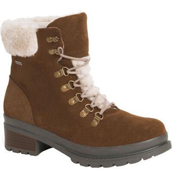 Muck Boot Liberty Alpine Waterproof Suede Lace up Women's Shop All Brown | US_YQ3249