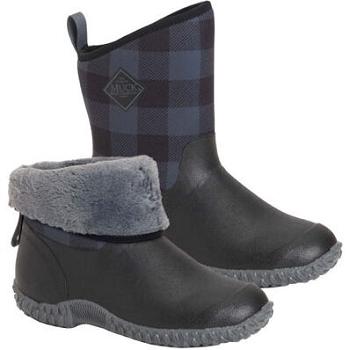 Muck Boot Muckster II Mid - Plaid Women's Garden Pink | US_S2888