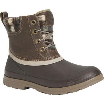 Muck Boot Originals Leather Duck Lace Women's Garden Brown | US_QZ2520