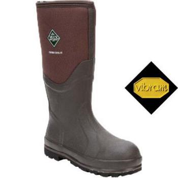 Muck Boot Steel Toe Chore Cool Tall Men's AntiViral Protection Brown | US_QX3928